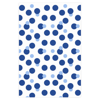 Blue Dotted Wrapping Paper