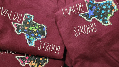 Uvalde Strong Embroidery Tee