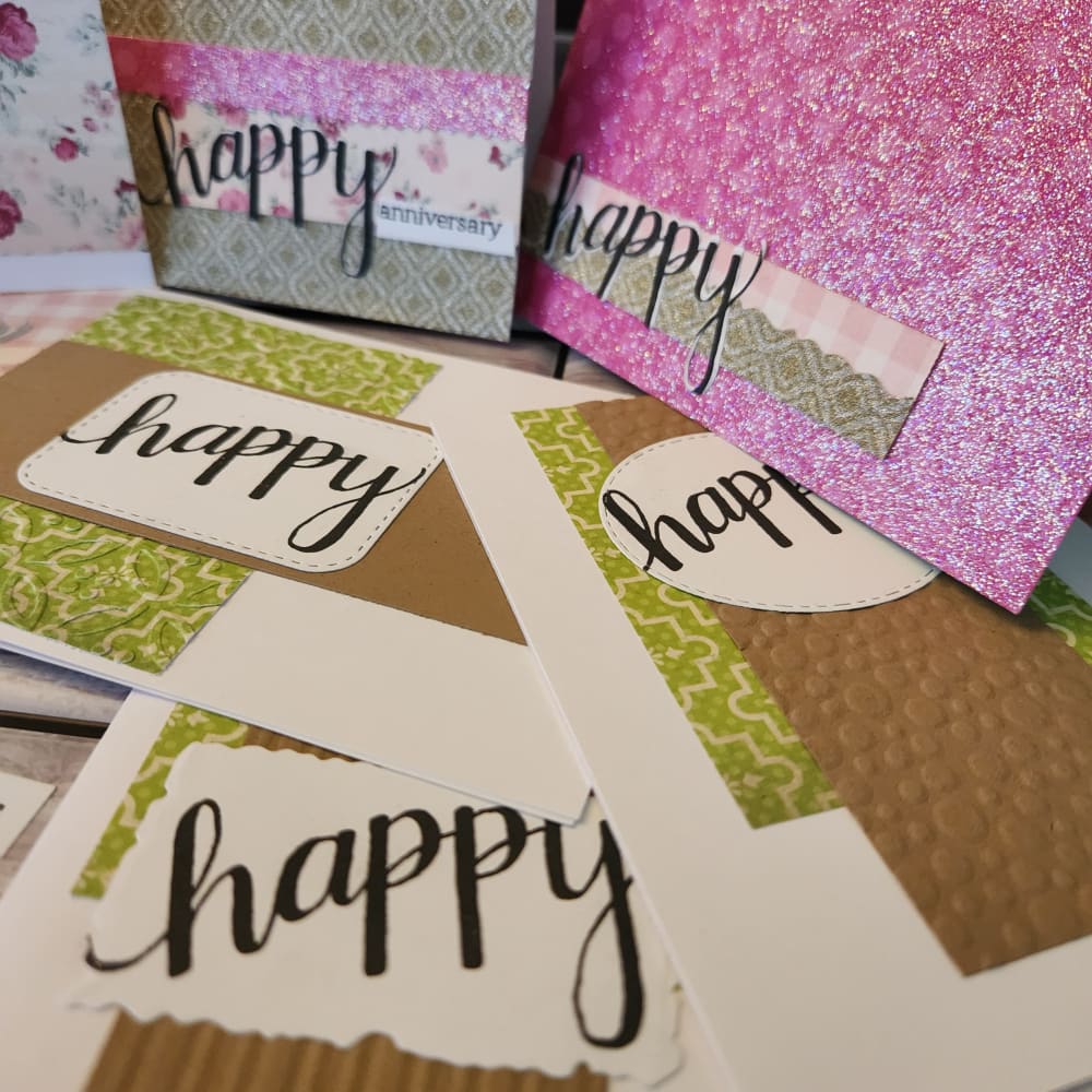 Happy Box Card Set of 8 cards Cards Made in USA custom tee