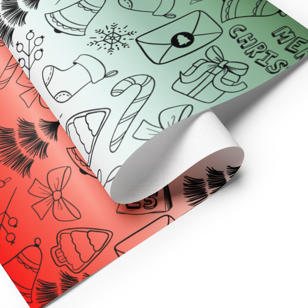 Holiday Doodle Wrappping Paper [Bundle of 3]