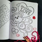Kids Valentine Coloring & Activity Book