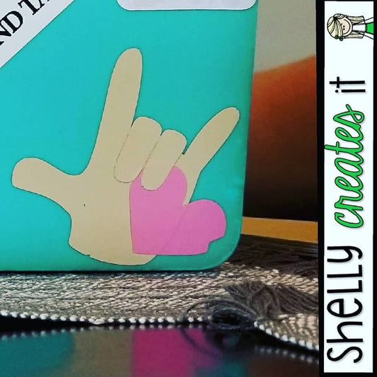 ASL Love Decal - Vinyl Sticker