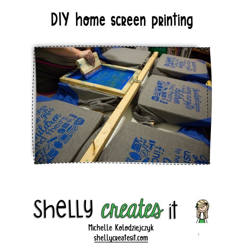 DIY home screen printing Course | PDF ONLY - Digital 