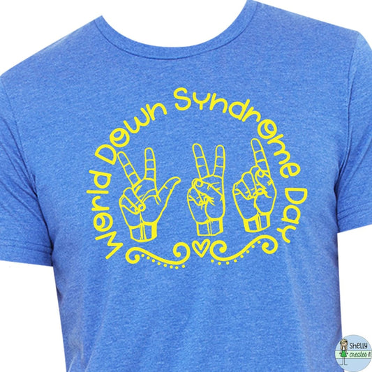 Down Syndrome 321 in ASL - XS / 321 in ASL - Shirt