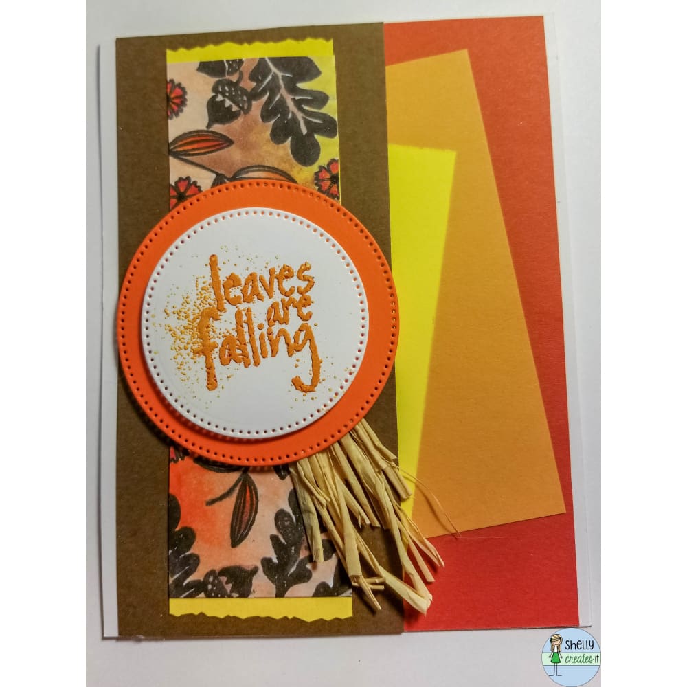 Fall Cards - Leaves are falling - Cards