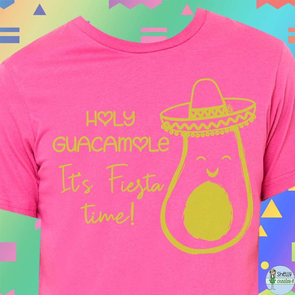 Holy Guacamole! It’s Fiesta Time! - M / Light Pink - Shirt