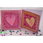 Mini Square Valentine cards (set of 8) - Set of 8 - Cards