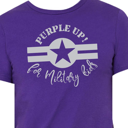 Purple up! for Military Kids - XS / PURPLE - Shirt