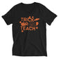 Trick or Teach - V-Neck / Black / S - Shirt